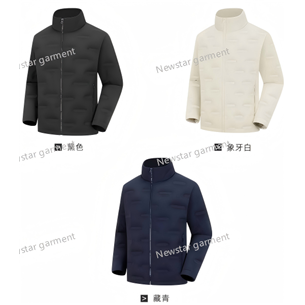 Man    style: 6033    shell: 88%nylon, 12%spandex,  lining: 100%polyester, filling: 85% white duck down