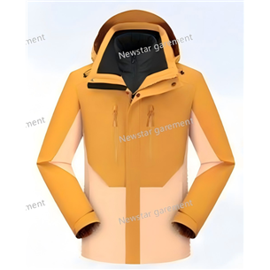 Style: 28779   Man and Woman CONTRAST COLORS WITH BLACK DOWN INNER:   3 IN 1 OUTDOOR JACKET