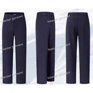 MAN          HIKING TROUSERS WITH REAL FLY of front/side/back view